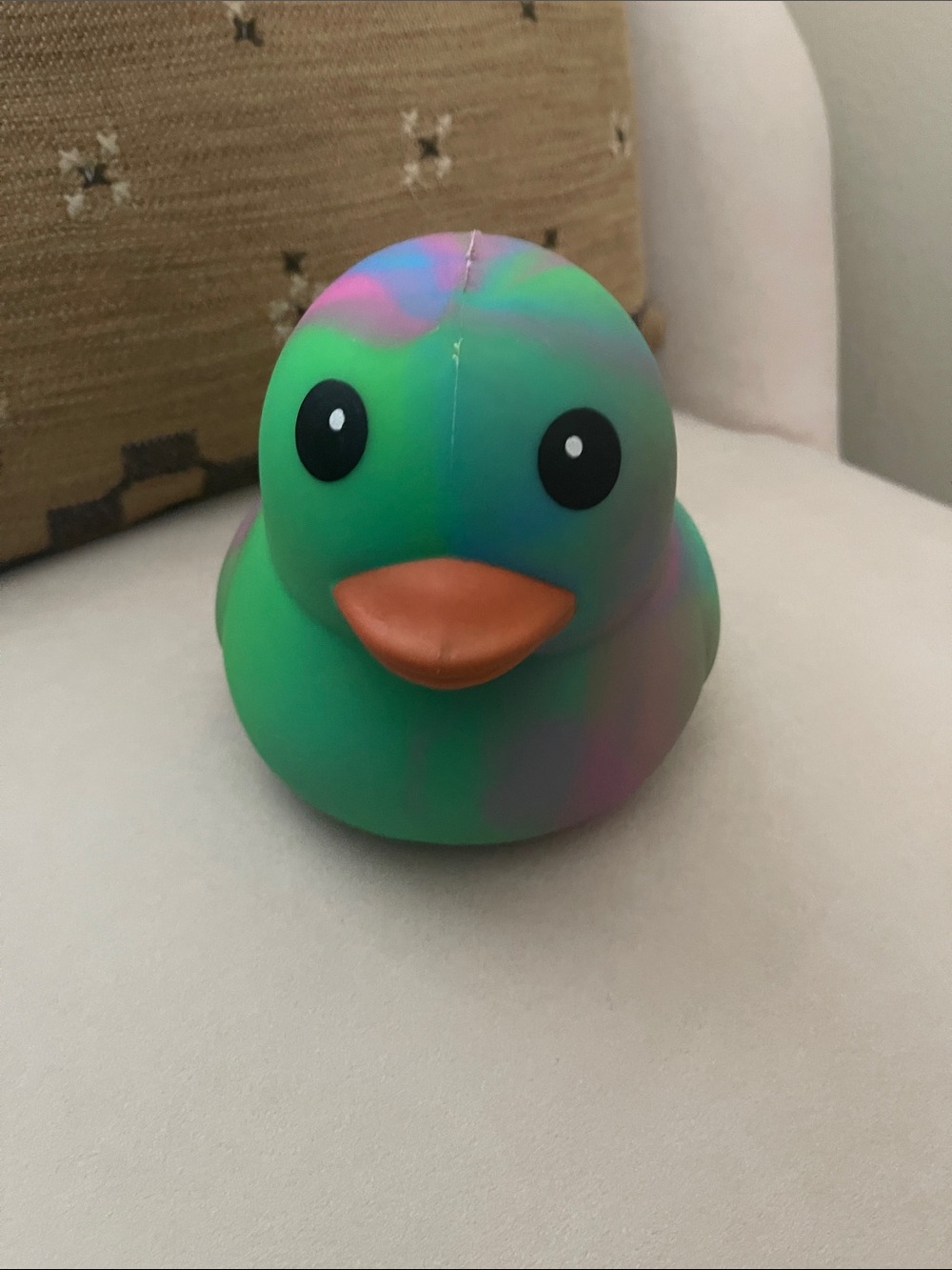 Tie-Dye Squeeezy Duck